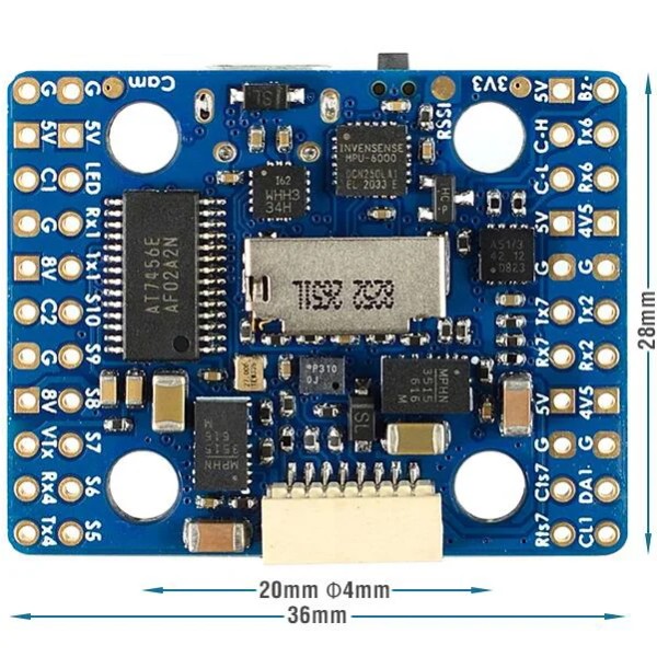 20x20mm Matek H743-MINI V3 H743 Controller di volo muslimyicm20602 OSD DPS310 PDB integrato per parti di droni da corsa FPV RC